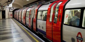 Fewer people use London subway