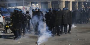 France protests after presidential election