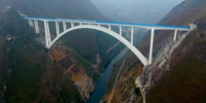 World s highest railway bridge