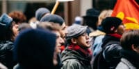 People in France protest against new PM