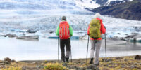 Melting Alpine glaciers